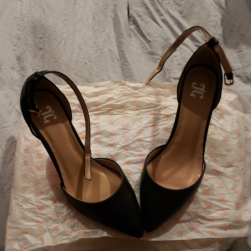 Ankle strap high heels
